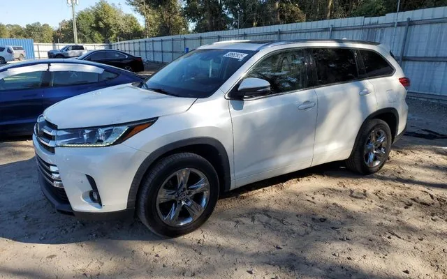 2019 Toyota Highlander, side damage, as won at auction